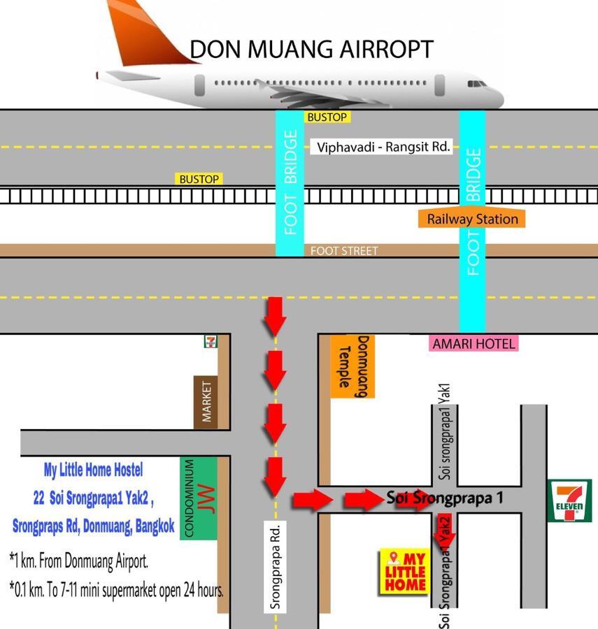My Little Home Hostel Bangkok Bilik gambar